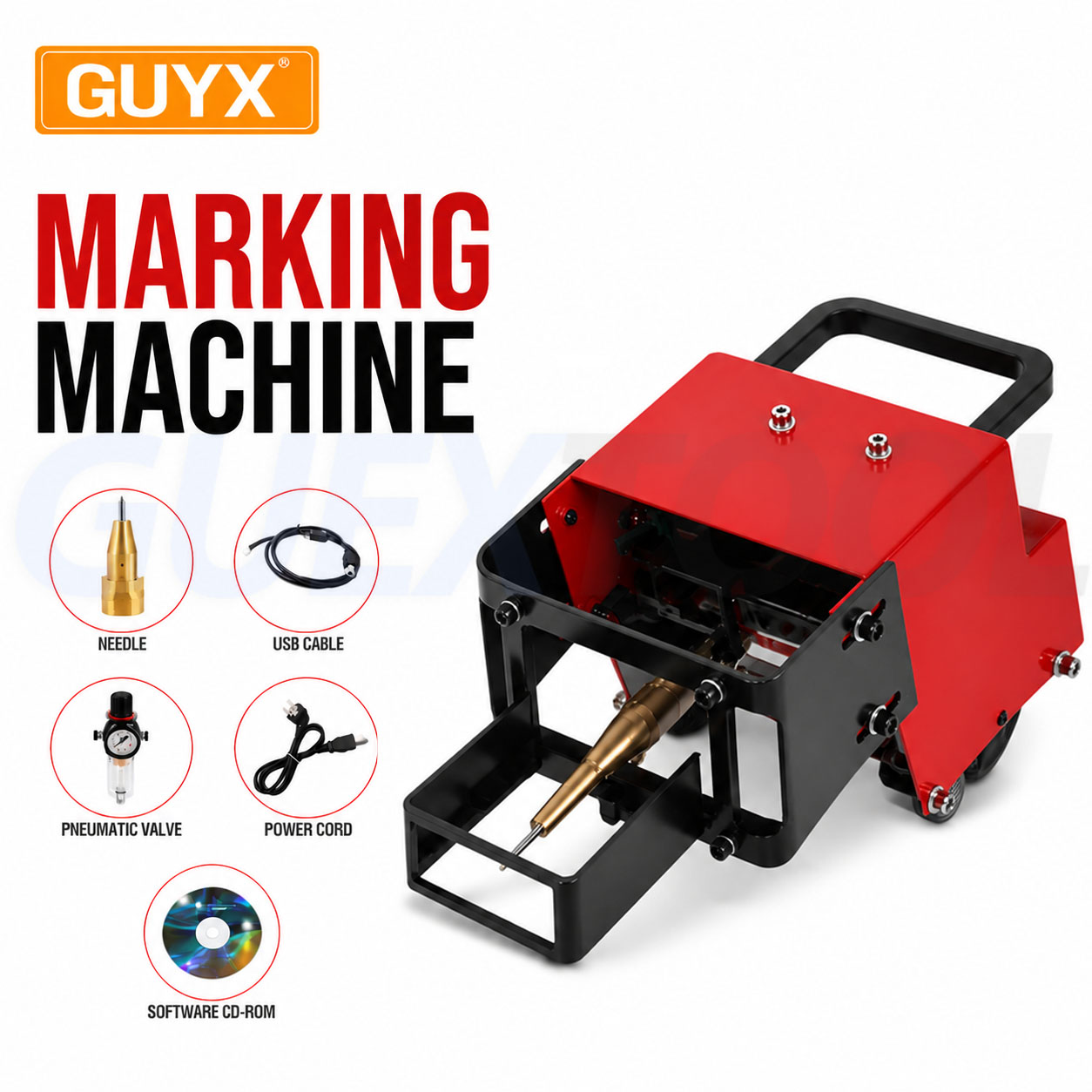 Fiber Laser Marking Machine 30W - ماكينة وضع علامات معدنية محمولة لرمز