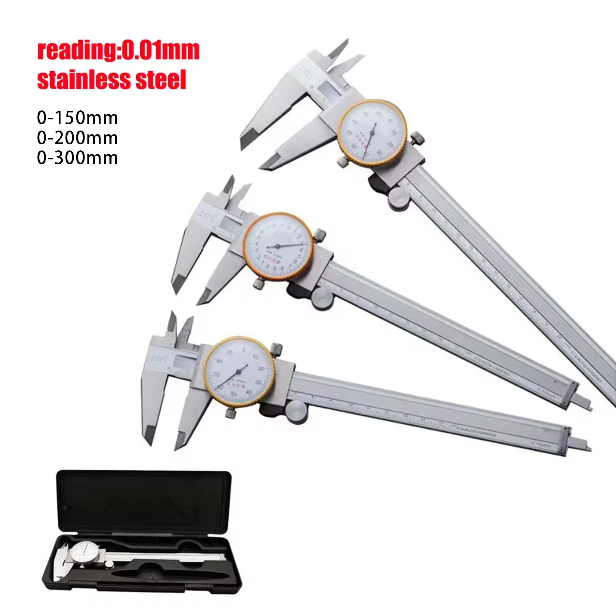 Digital Caliper 150Mm Stainless Steel - فرجار قياس رقمي عالي الدقة 0.02