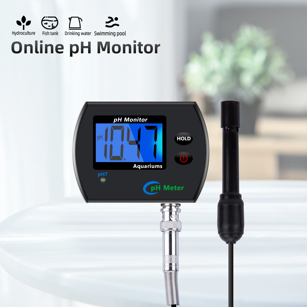 Ph Meter Digital Water Tester - جهاز قياس درجة الحموضة لأحواض السمك،