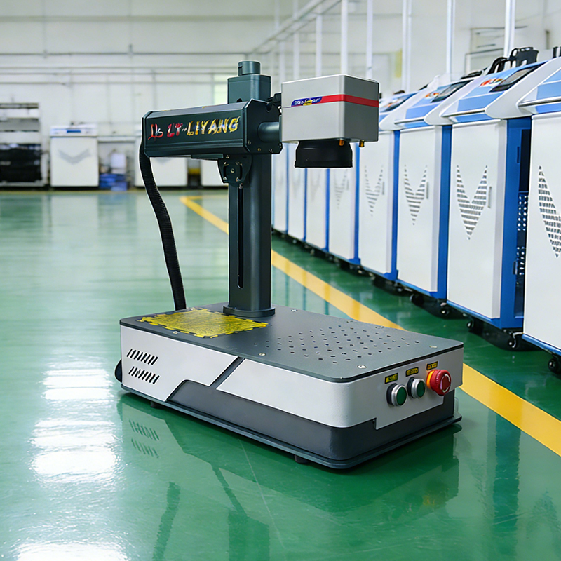 ماكينة نقش بالليزر الليفي رايك - مراجعة Fiber Laser Marking Machine 30W وسعره