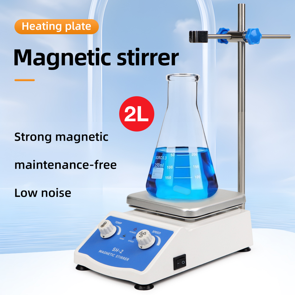 التدفئة محرك مغناطيسي شاشة ديج - مراجعة Lab Magnetic Stirrer Hot Plate وسعره