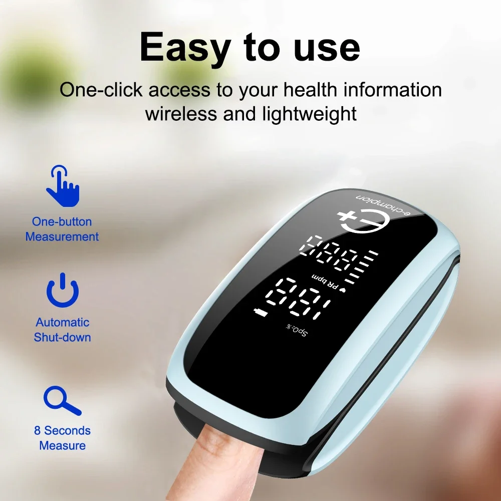 مراقب تشبع الأكسجين في الدم شا - مراجعة Pulse Oximeter Fingertip Rechargeable وسعره