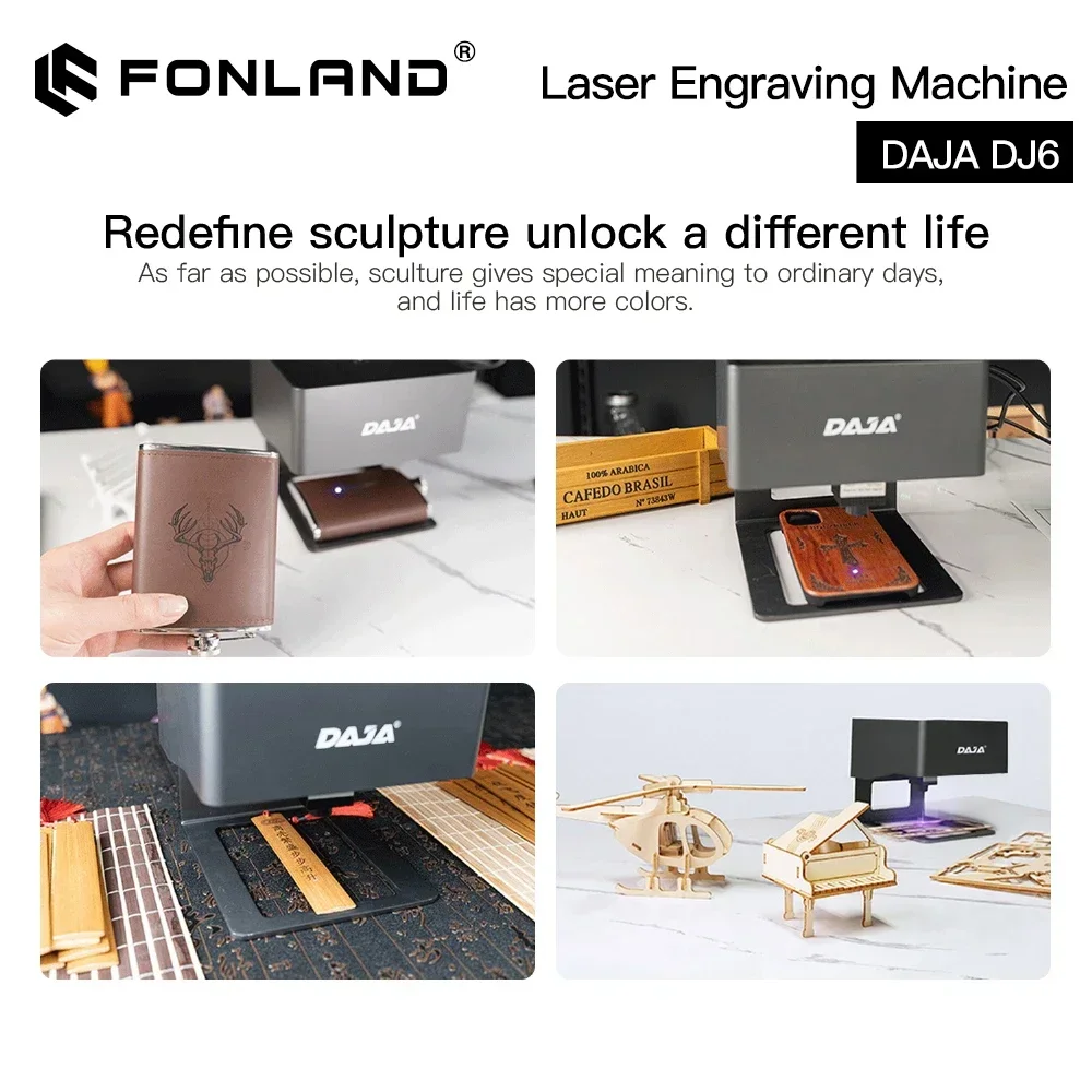 DAJA الليزر حفارة التصنيع باست - مراجعة Fiber Laser Marking Machine 30W وسعره