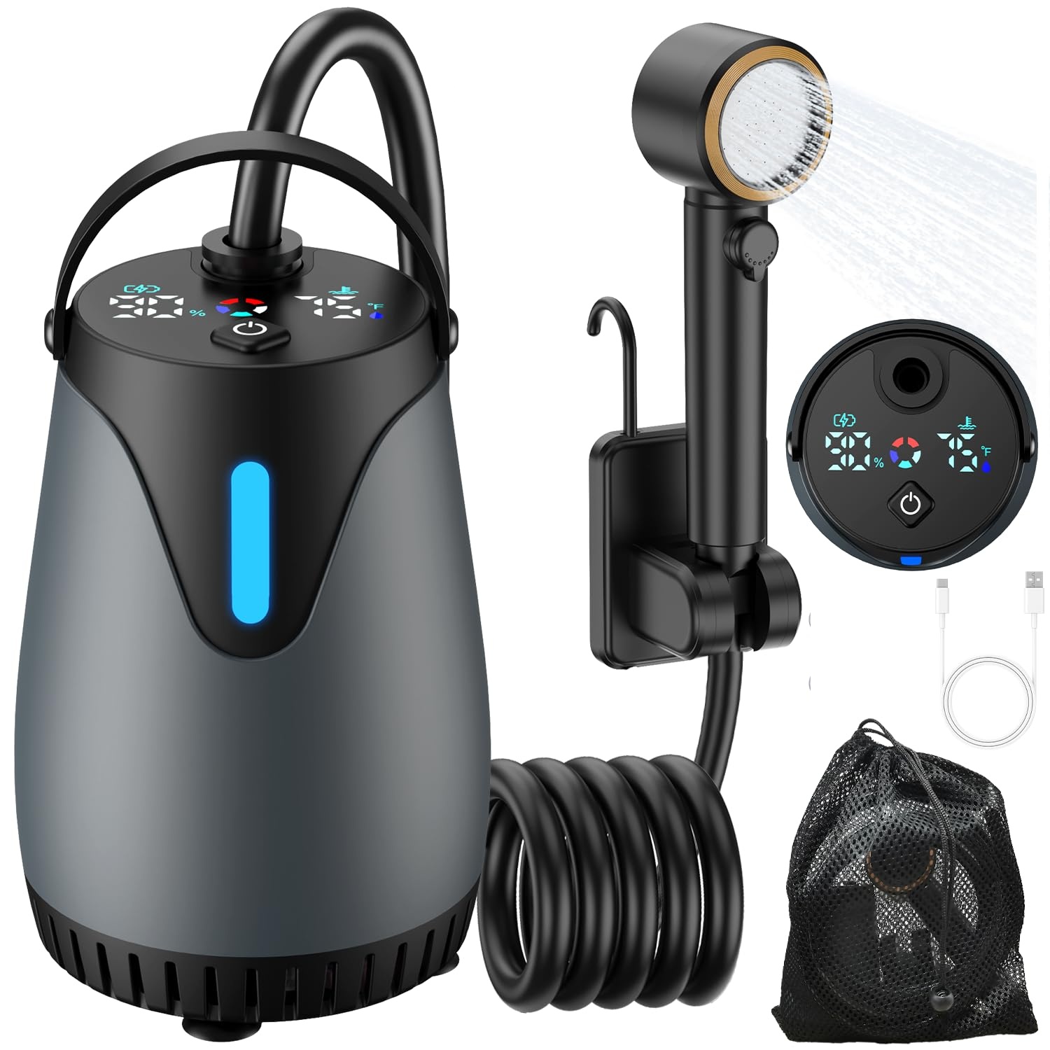 دش محمول للتخييم بسعة 8000 ملل - مراجعة Vacuum Chamber Kit With Pump وسعره