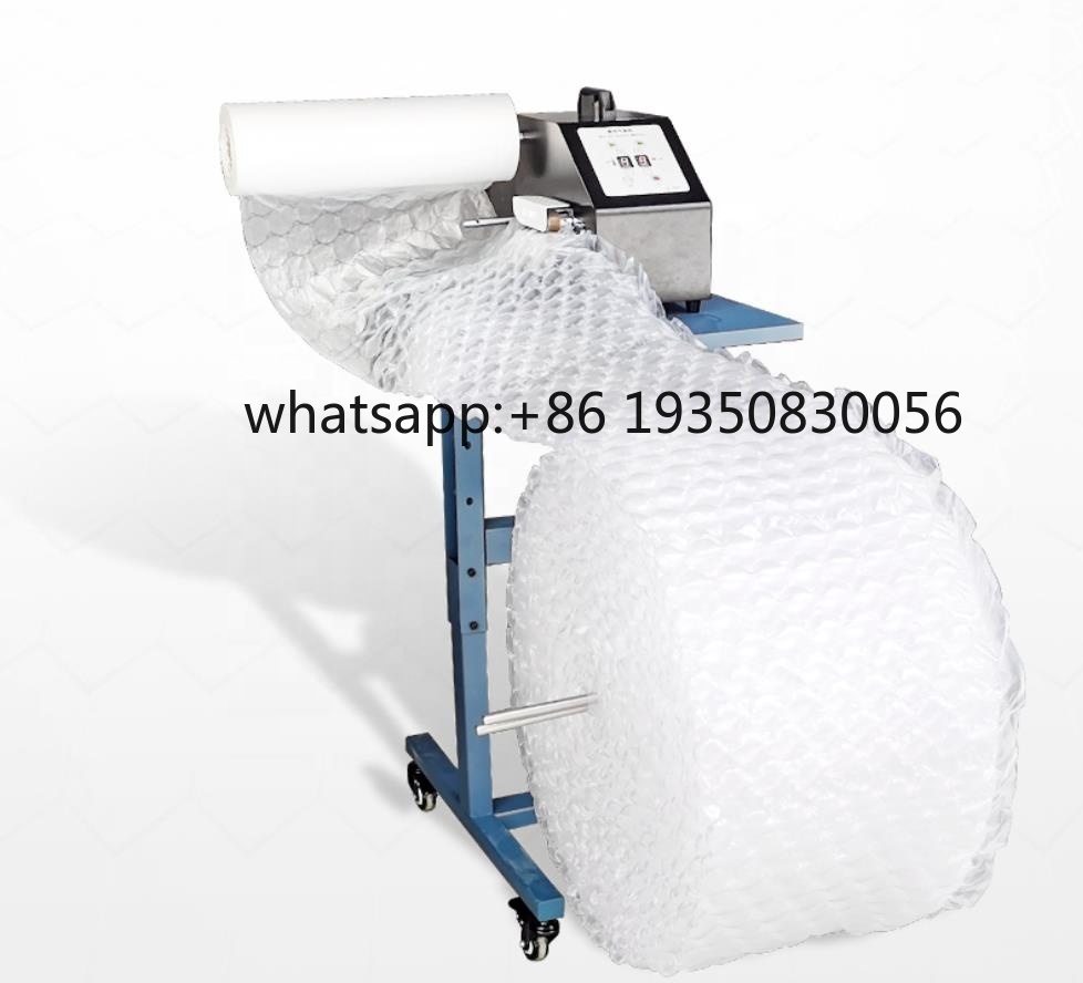 آلة نفخ الفقاعات الهوائية لتغل - مراجعة Air Bubble Wrap Roll Packaging وسعره