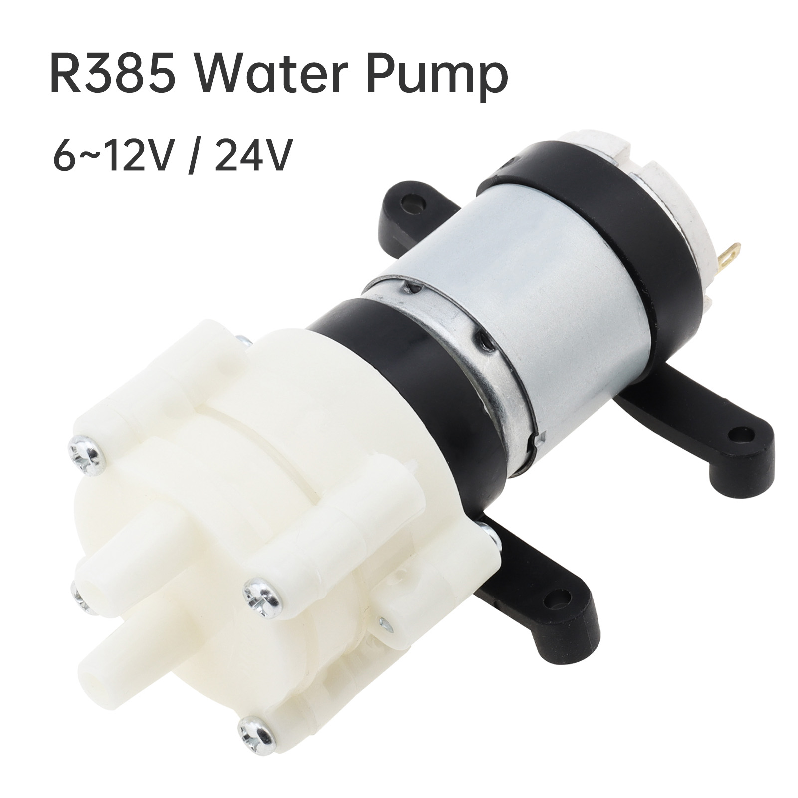 R385 محرك مضخة مياه صغير 6-12  - مراجعة Mini Peristaltic Pump 12V وسعره