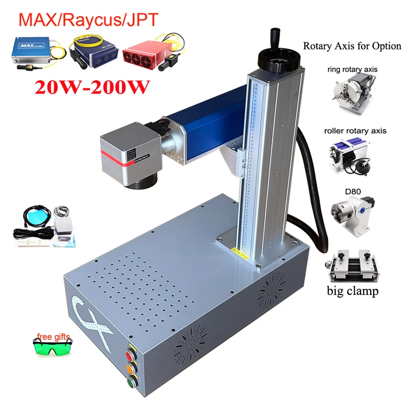 ماكينة ليزر الألياف Ezcad من R - مراجعة Fiber Laser Marking Machine 30W وسعره